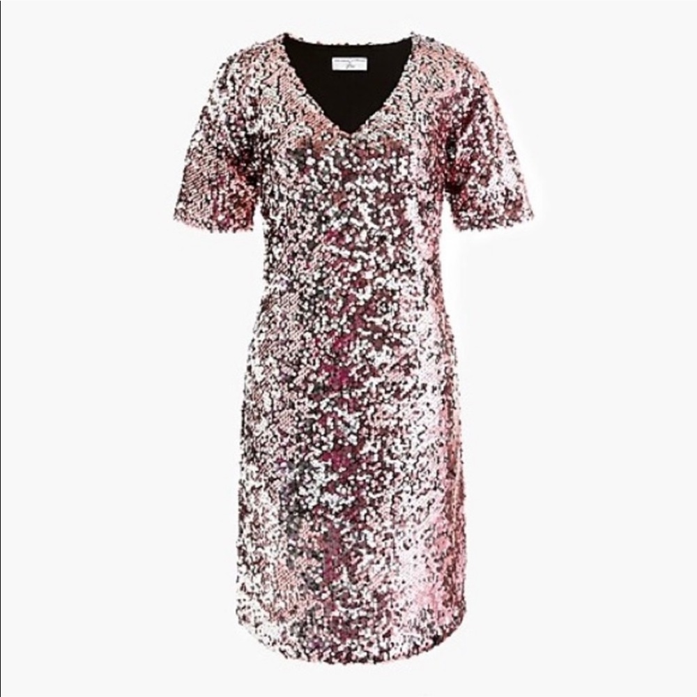 Universal Standard for J. Crew sequin shift dress